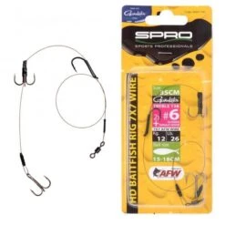 Spro Heavy Duty Baitfish Rig 7x7 AFW 2x Treble + Single Hook