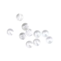 Spro Round Smooth Glass Beads Clear Diamond
