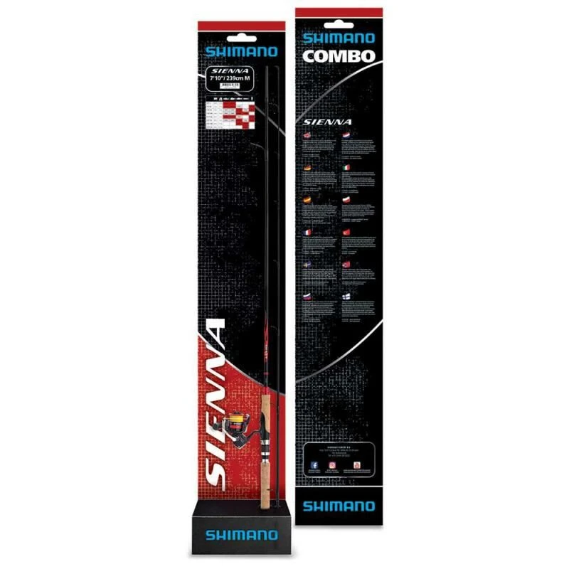 Shimano Combo Sienna Spinning 810M Sienna 2500 +Mono 0.26mm 1 Shimano Combo Sienna Spinning 810M Sienna 2500 +Mono 0.26mm