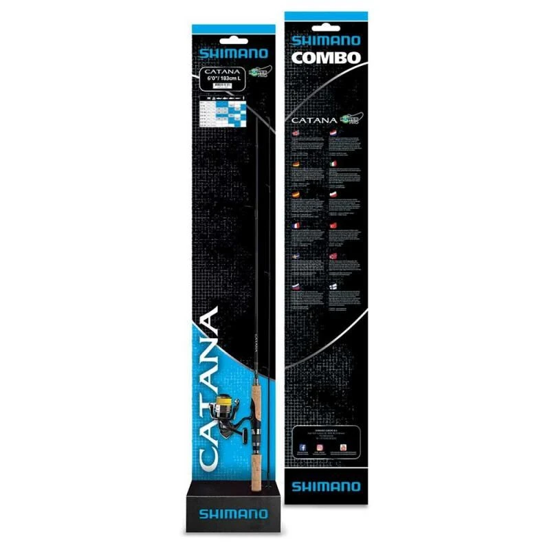 Shimano Combo Catana Spinning 810MH Catana 4000 +Braid 0,19mm 1 Shimano Combo Catana Spinning 810MH Catana 4000 +Braid 0,19mm