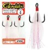 Gamakatsu Treble 13FT White & Red 2st.