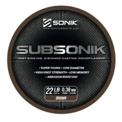 Sonik Subsonik Monofilament Brown 1200M -Hengels Wereld Verkoopwinkel 2308309Sonik Subsonik Monofilament Brown 1200M 2 1