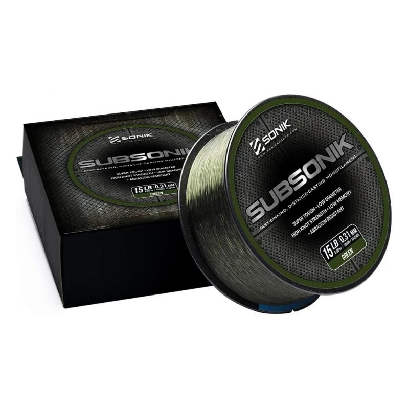 Sonik Subsonik Monofilament Green 1200M 1 Sonik Subsonik Monofilament Green 1200M