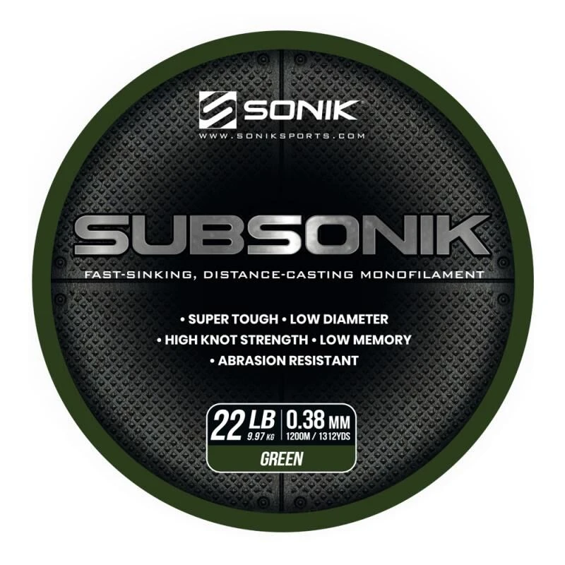 Sonik Subsonik Monofilament Green 1200M 4 Sonik Subsonik Monofilament Green 1200M - Afbeelding 4