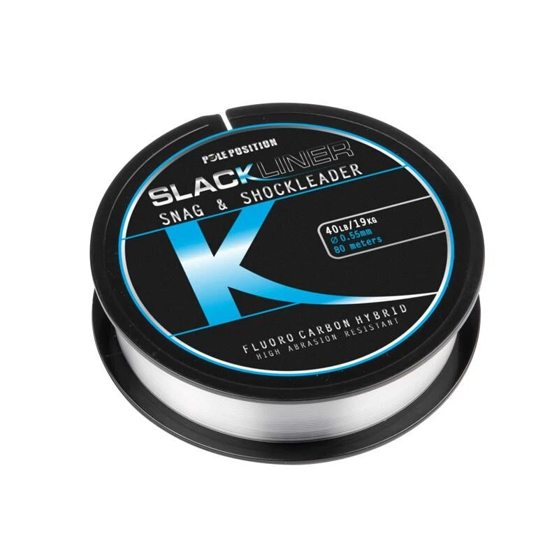 Strategy Slackliner Snag & Shockleader Fluorocarbon 80m 0.55mm - 19kg 1 Strategy Slackliner Snag & Shockleader Fluorocarbon 80m 0.55mm - 19kg
