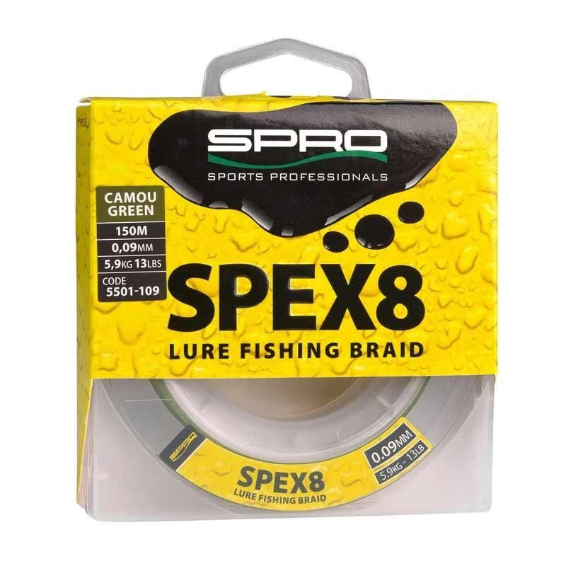 Spro Spex8 Braid Camo Green 150m 1 Spro Spex8 Braid Camo Green 150m